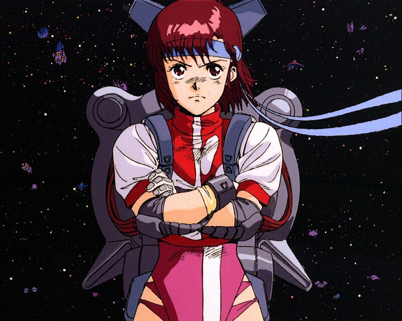 anime pilot in space