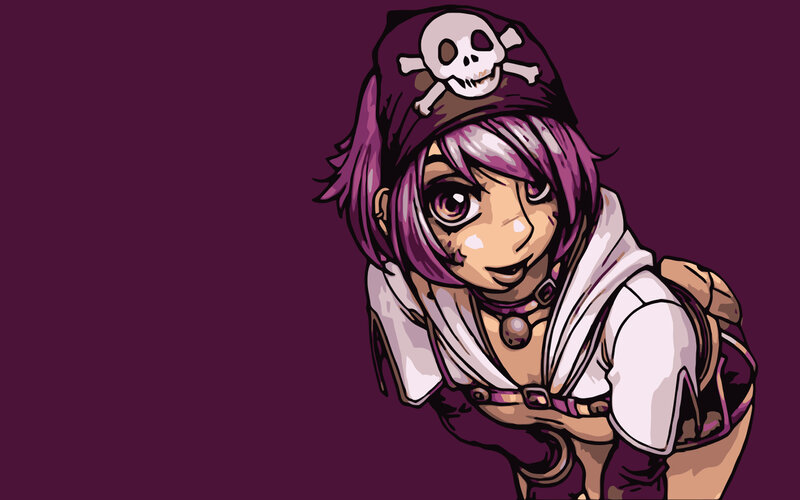 anime pirate girl character