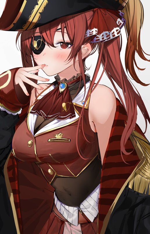 Anime Pirate Girl — Red
