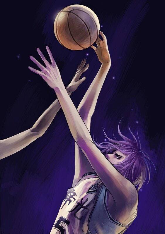 Anime Player Shooting Basketball