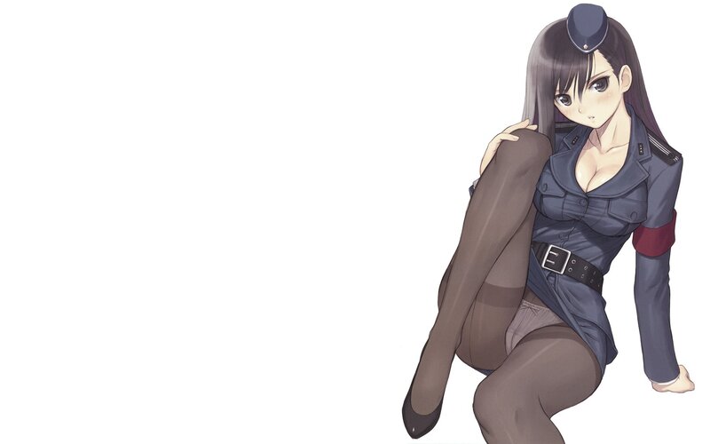 anime police officer character