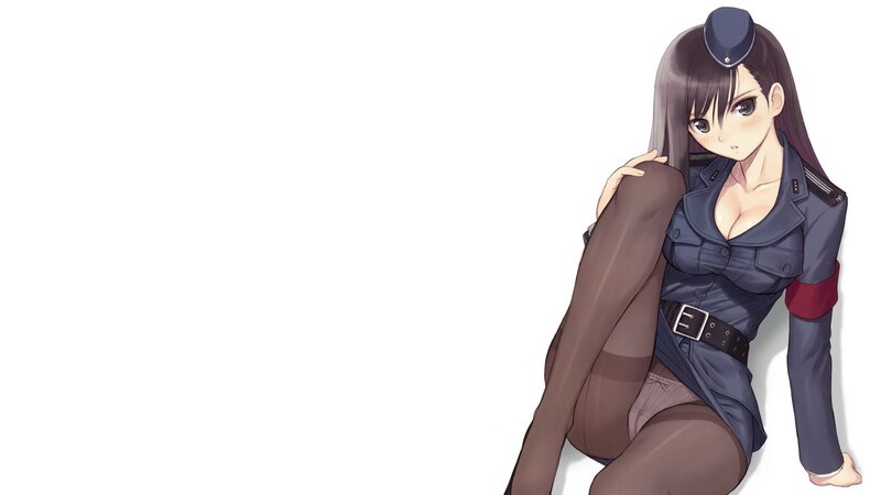 anime police officer character