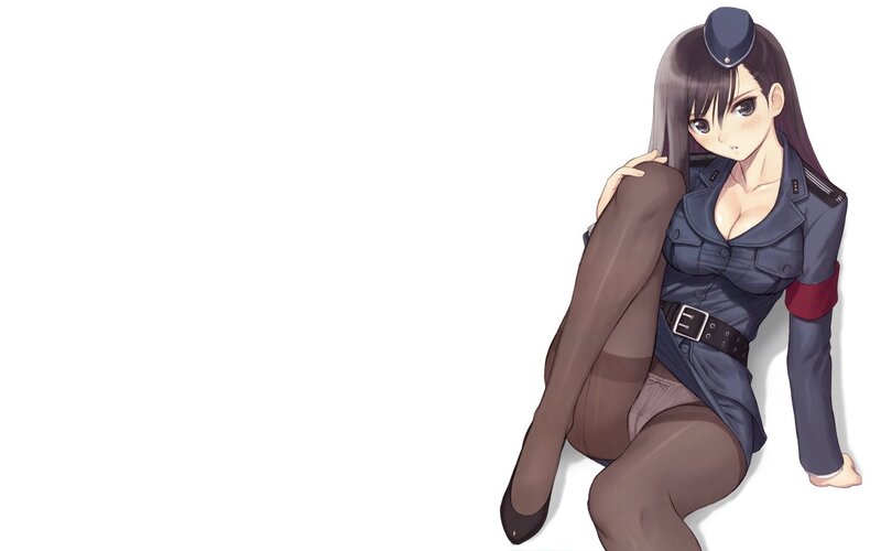 anime police officer character