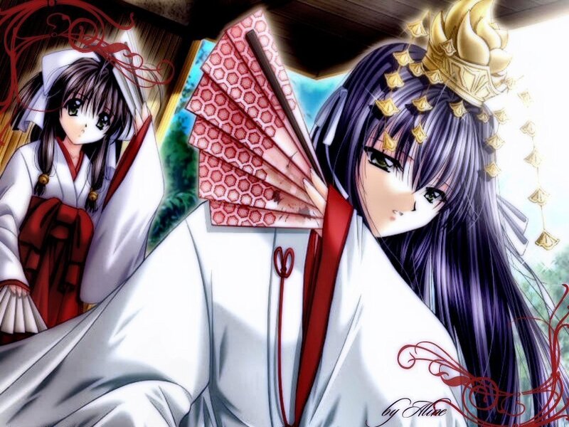 Anime priestess characters