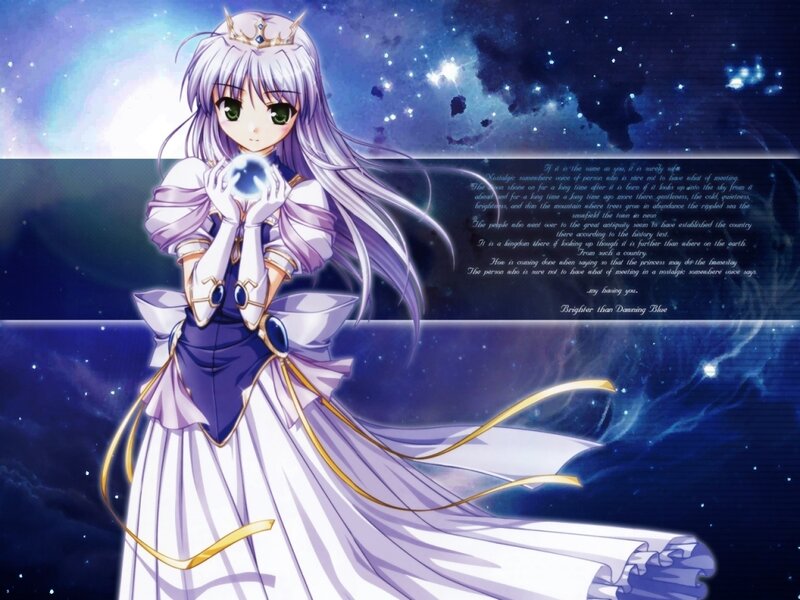 Anime Princess Holding Orb