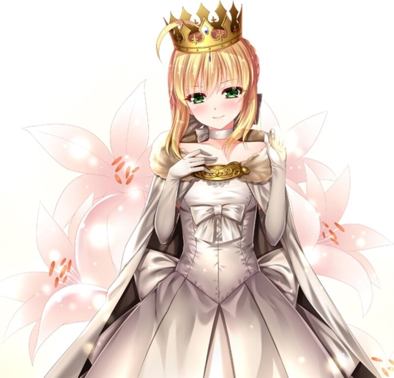 Anime Princess with Crown
