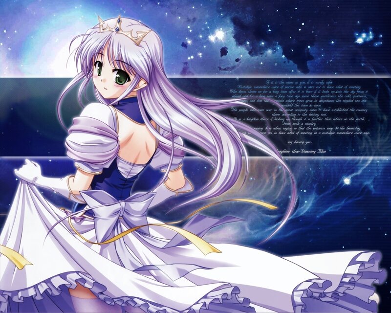 Anime Princess with Long Hair