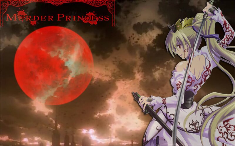 Anime Princess with Sword — Red