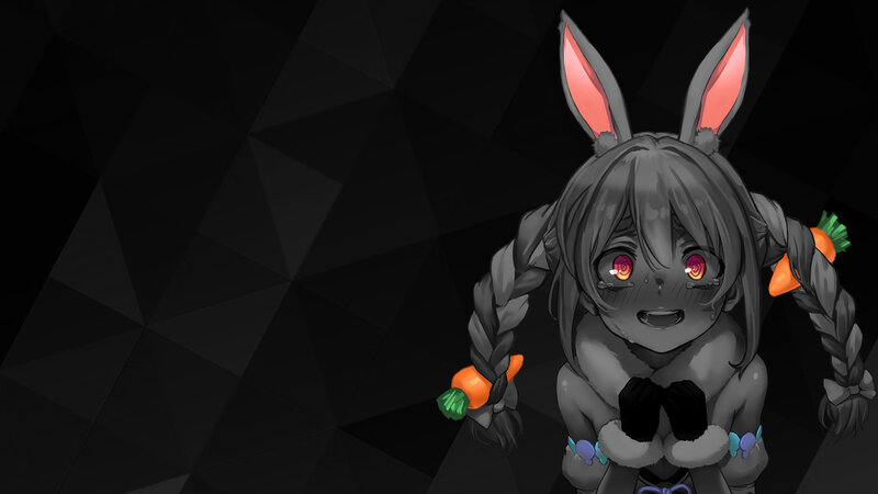 Anime Rabbit Girl — Black