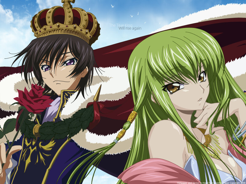 Anime royalty scene
