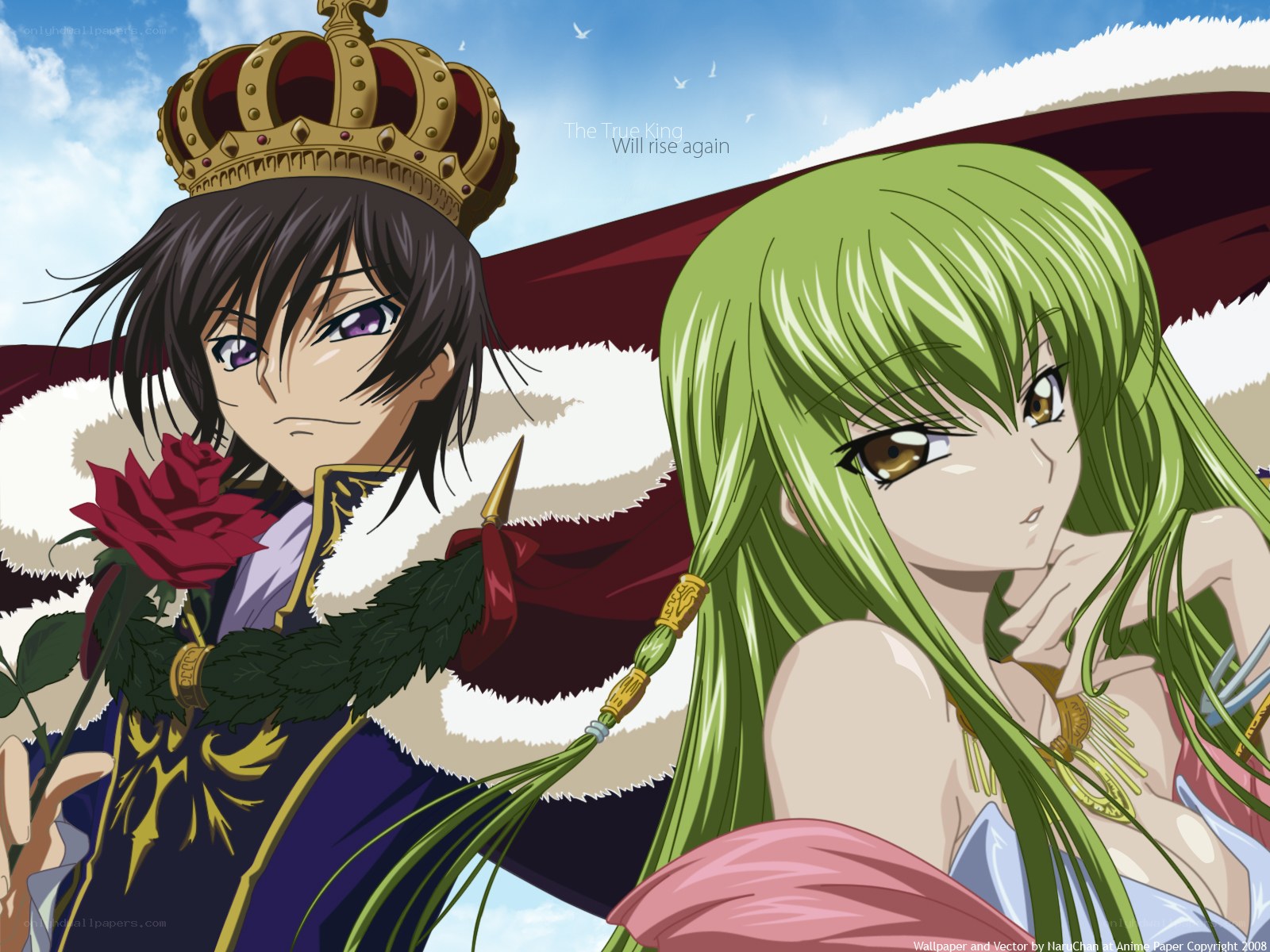 Anime royalty scene