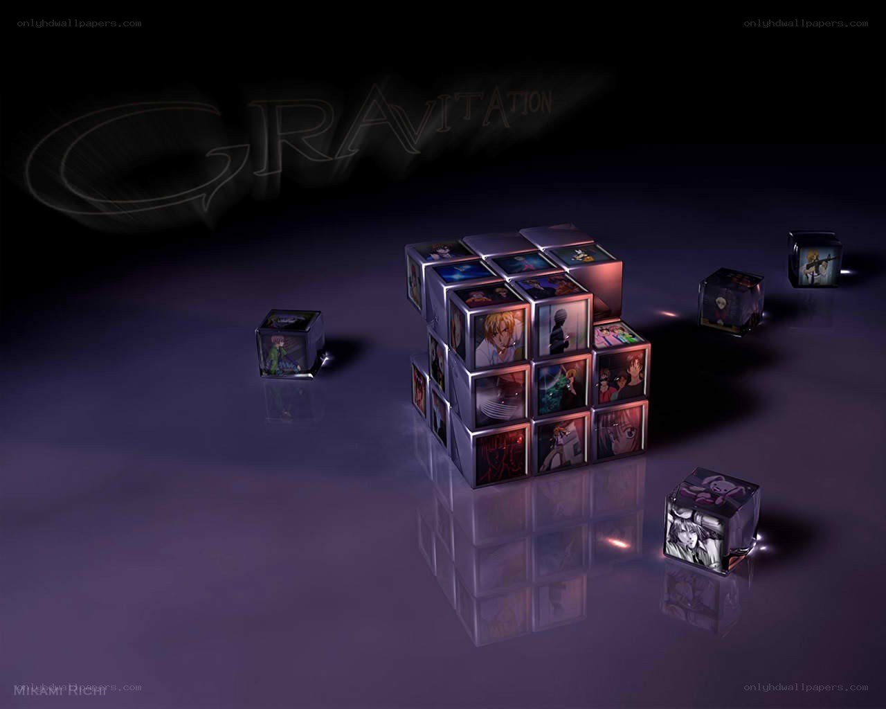 Anime Rubik's Cube Art