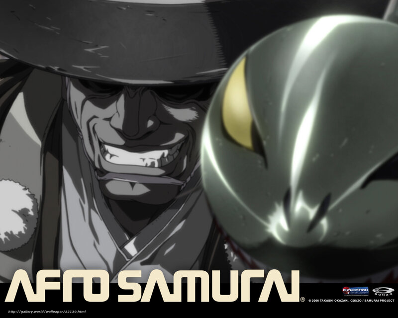 Anime Samurai Character — Black