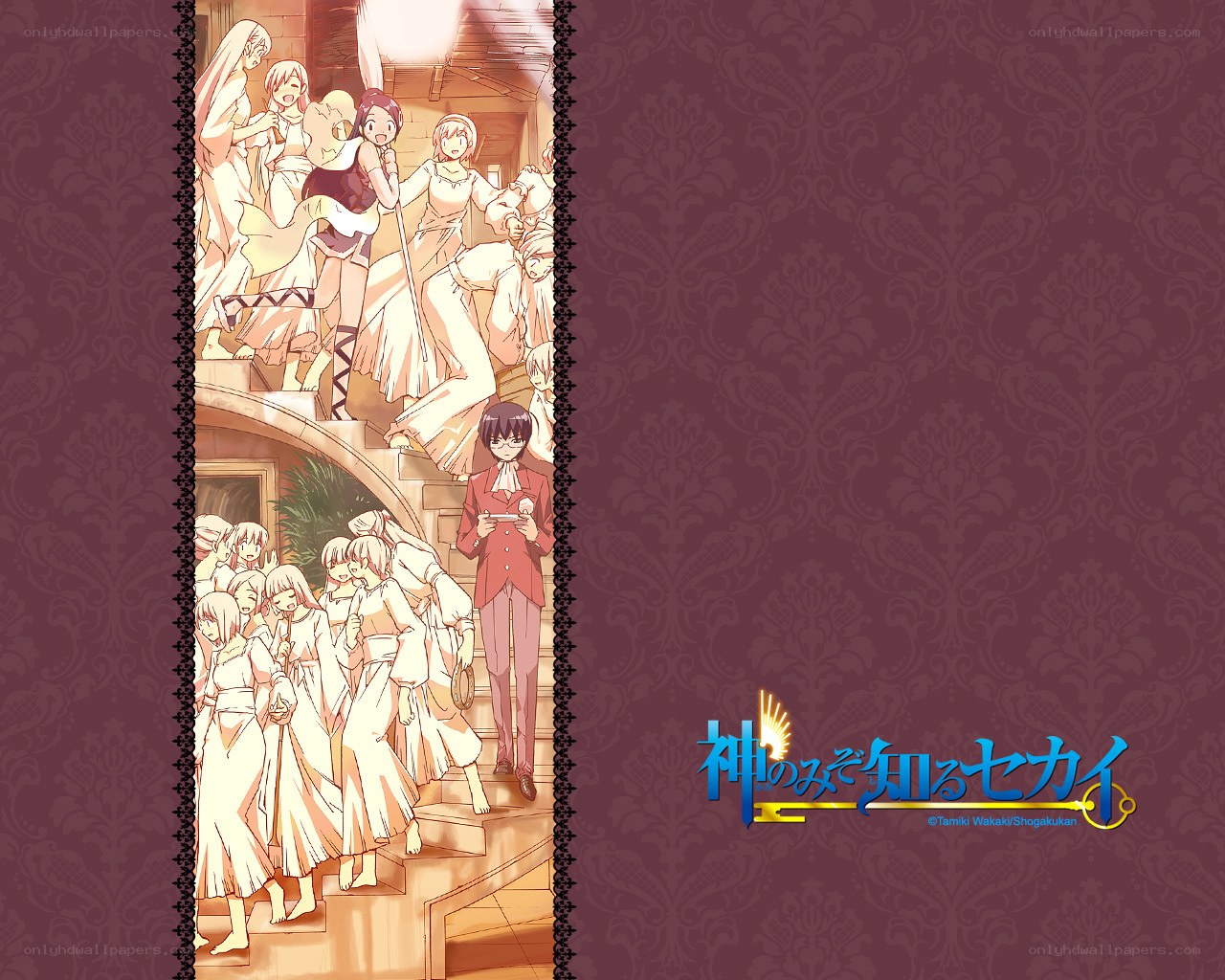 anime scene with characters