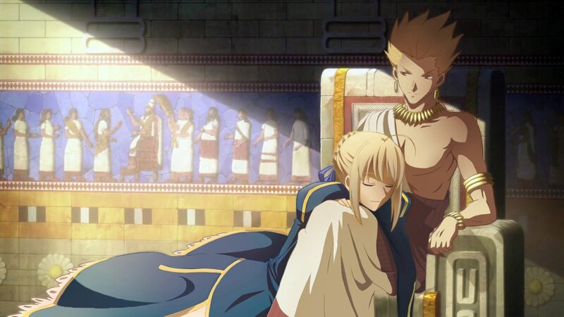 anime scene with two characters
