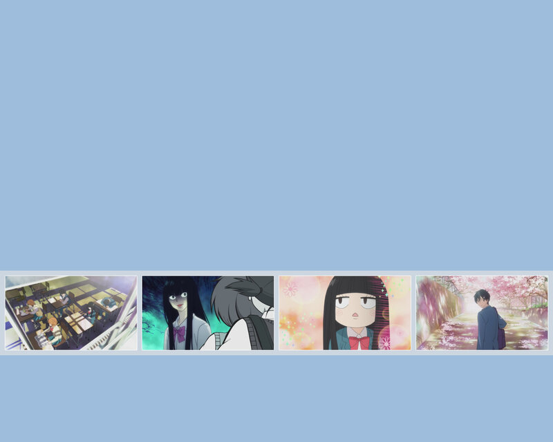 Anime scenes collage