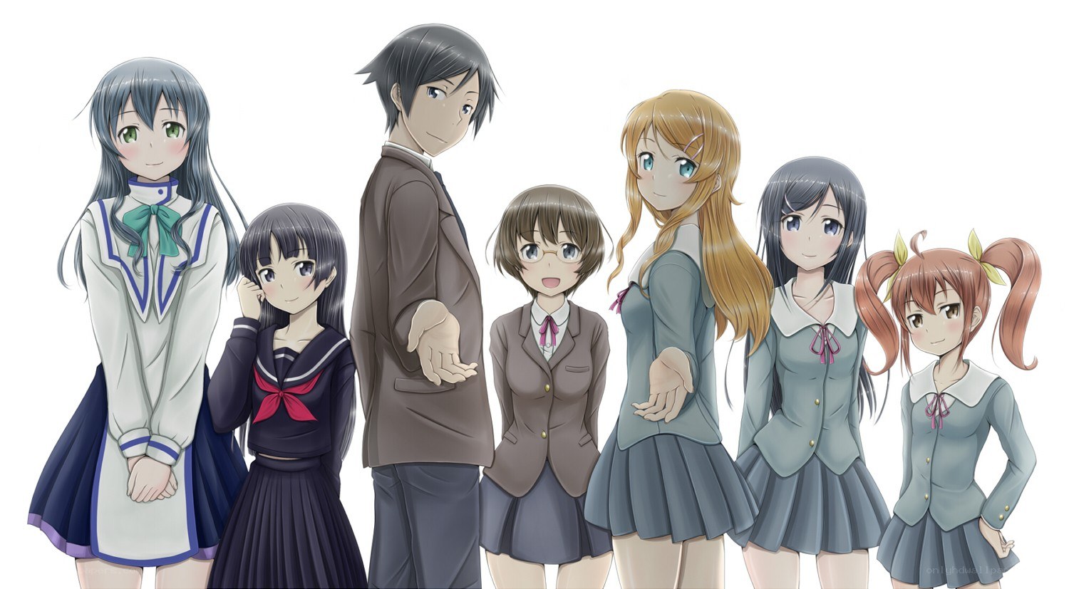 anime school club characters
