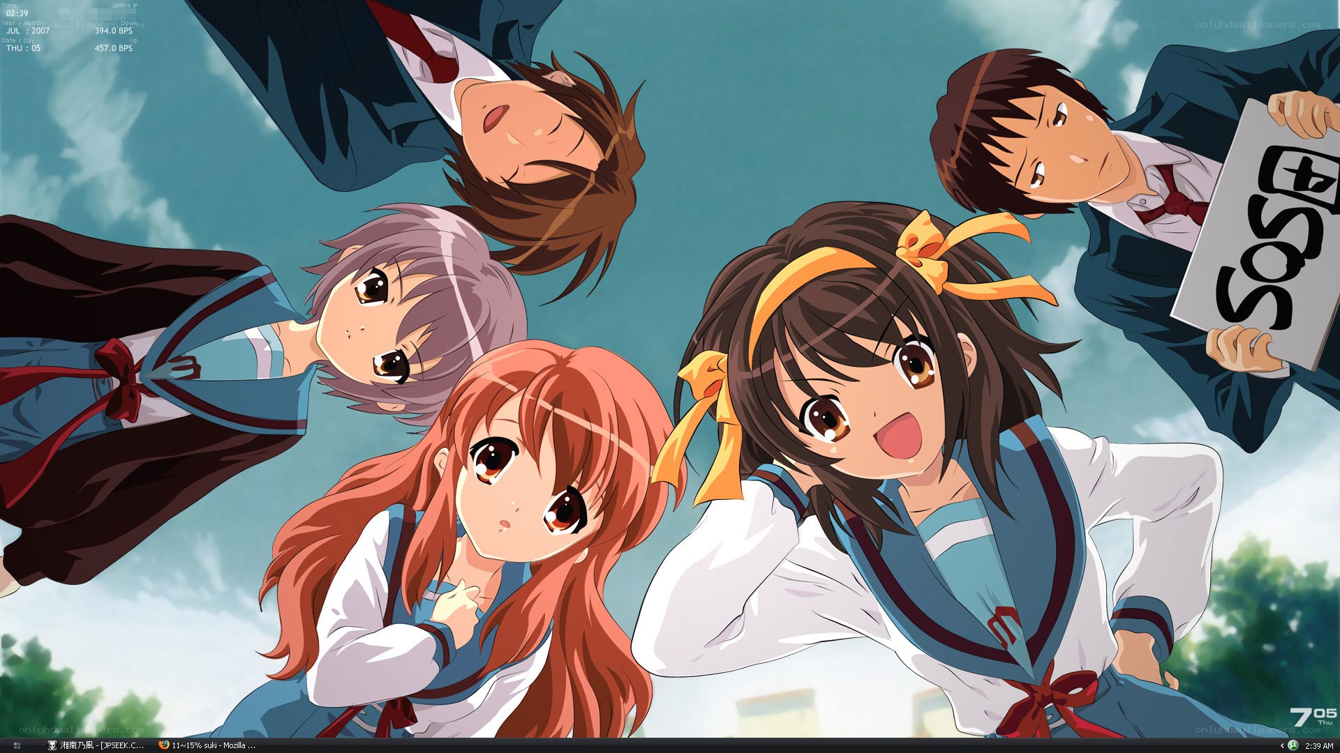 anime school club friends
