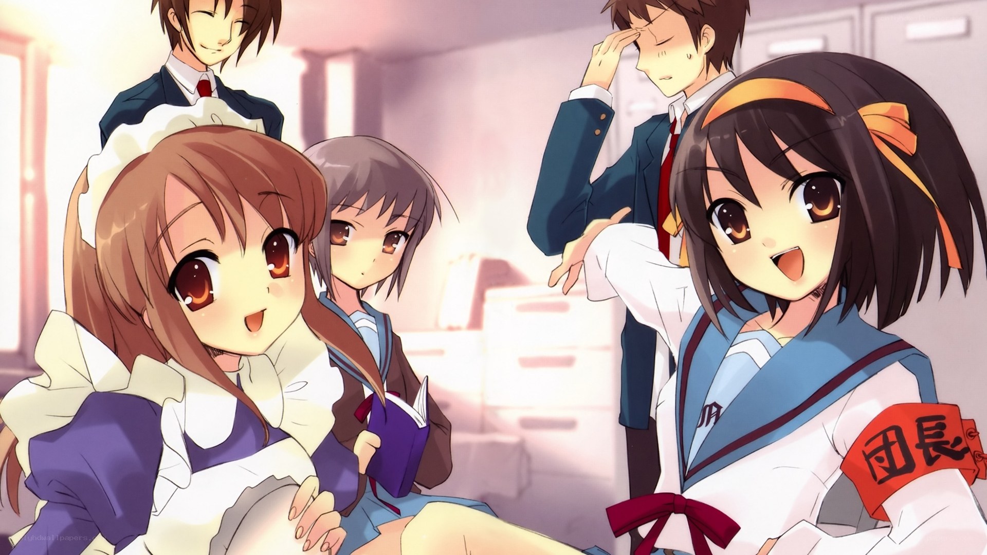 anime school club scene