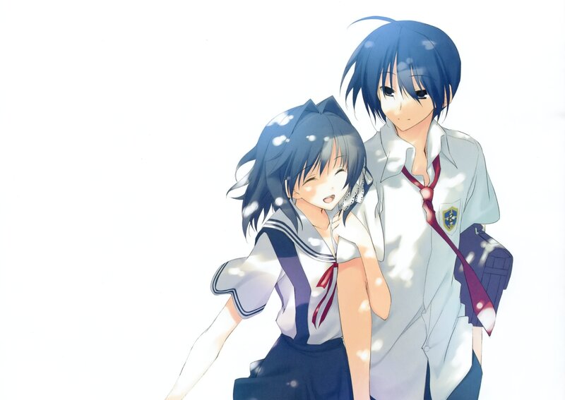 Anime school couple