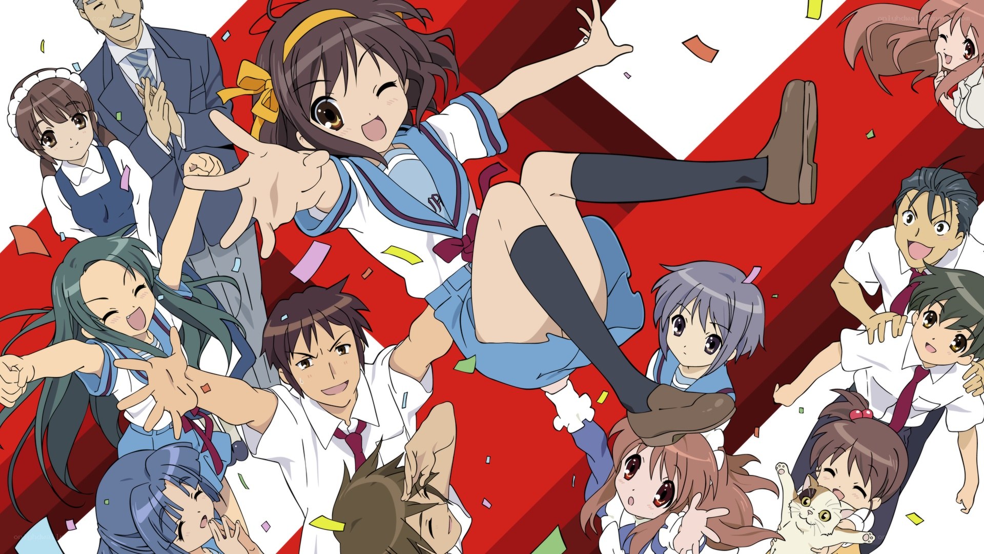anime school festival scene