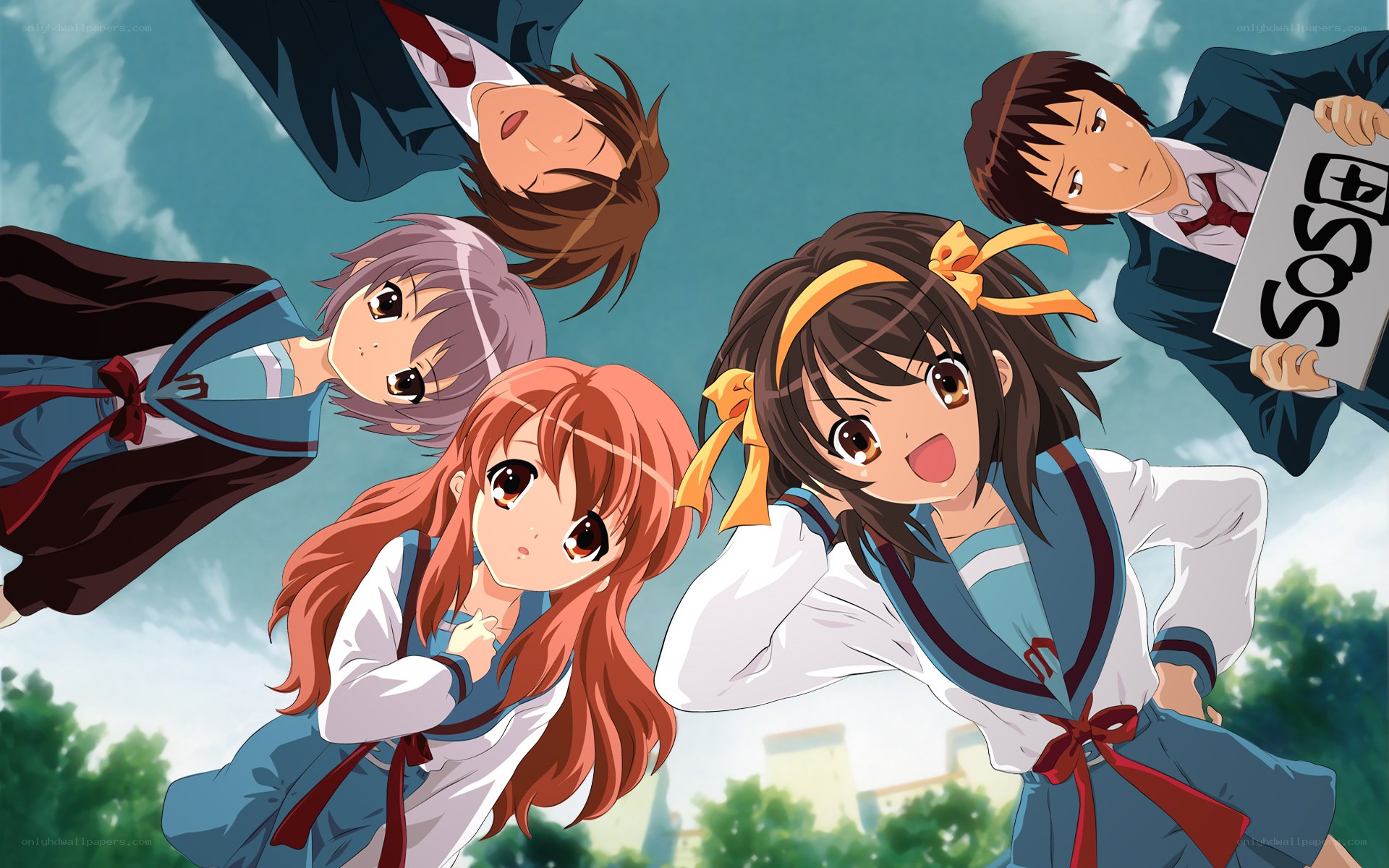 anime school friends group