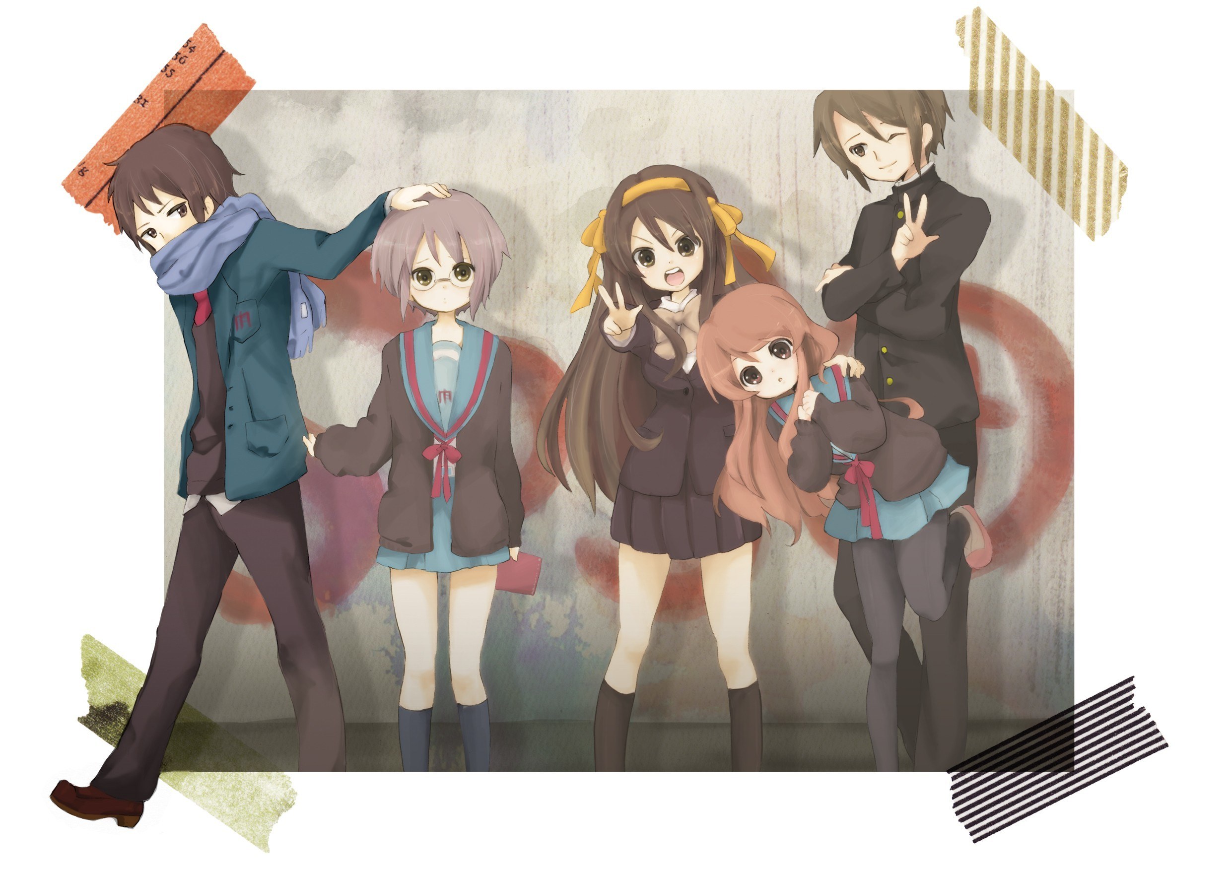 anime school friends group