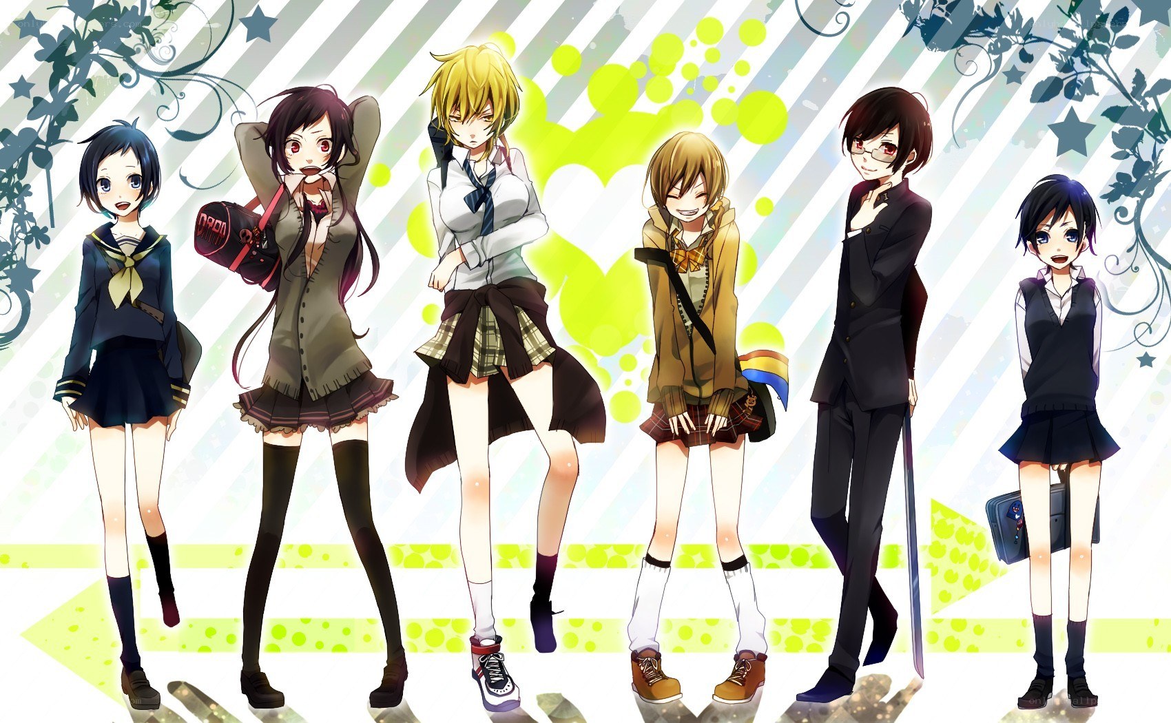 anime school friends group