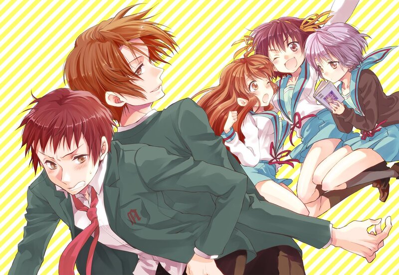 anime school friends group