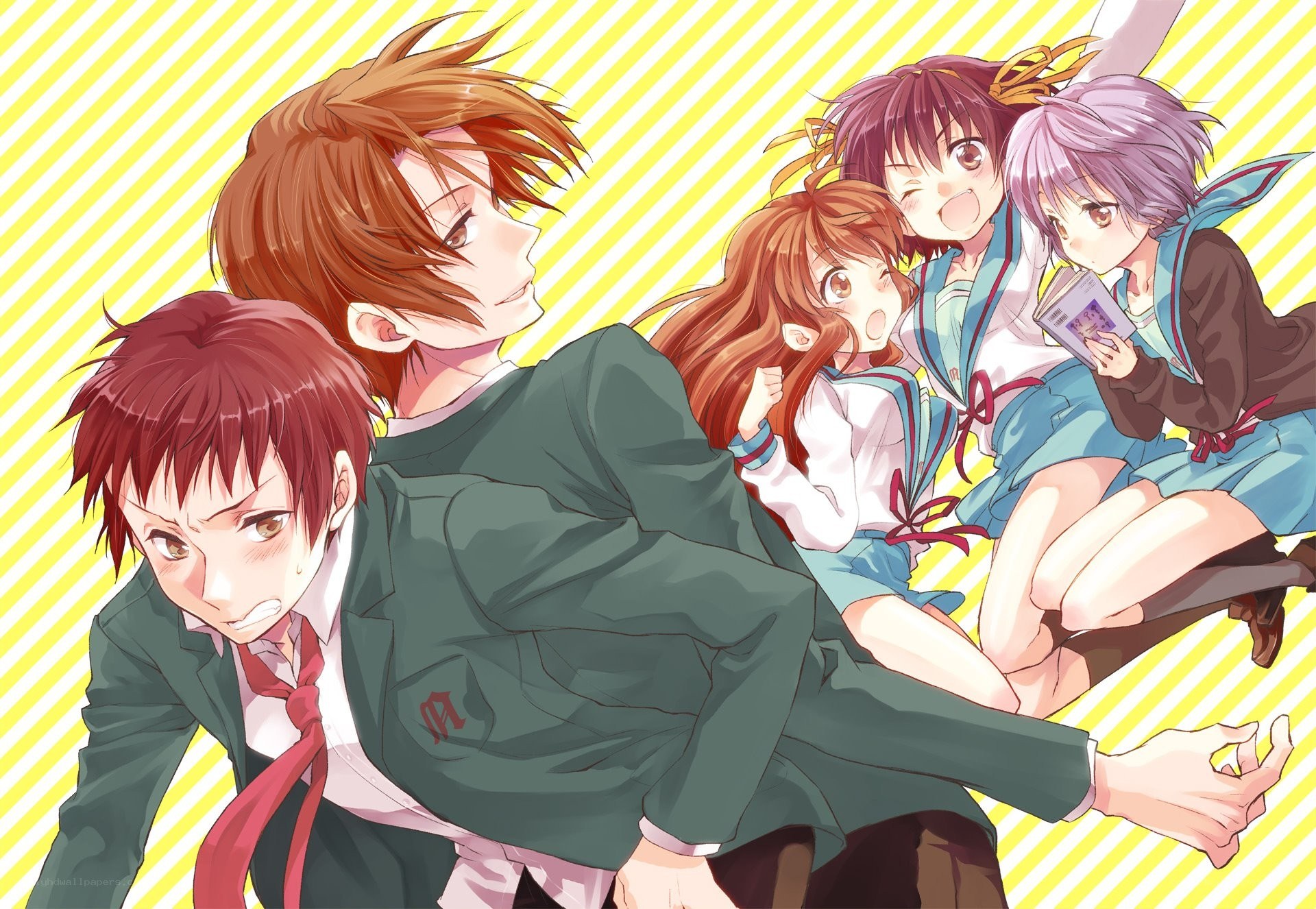 anime school friends group