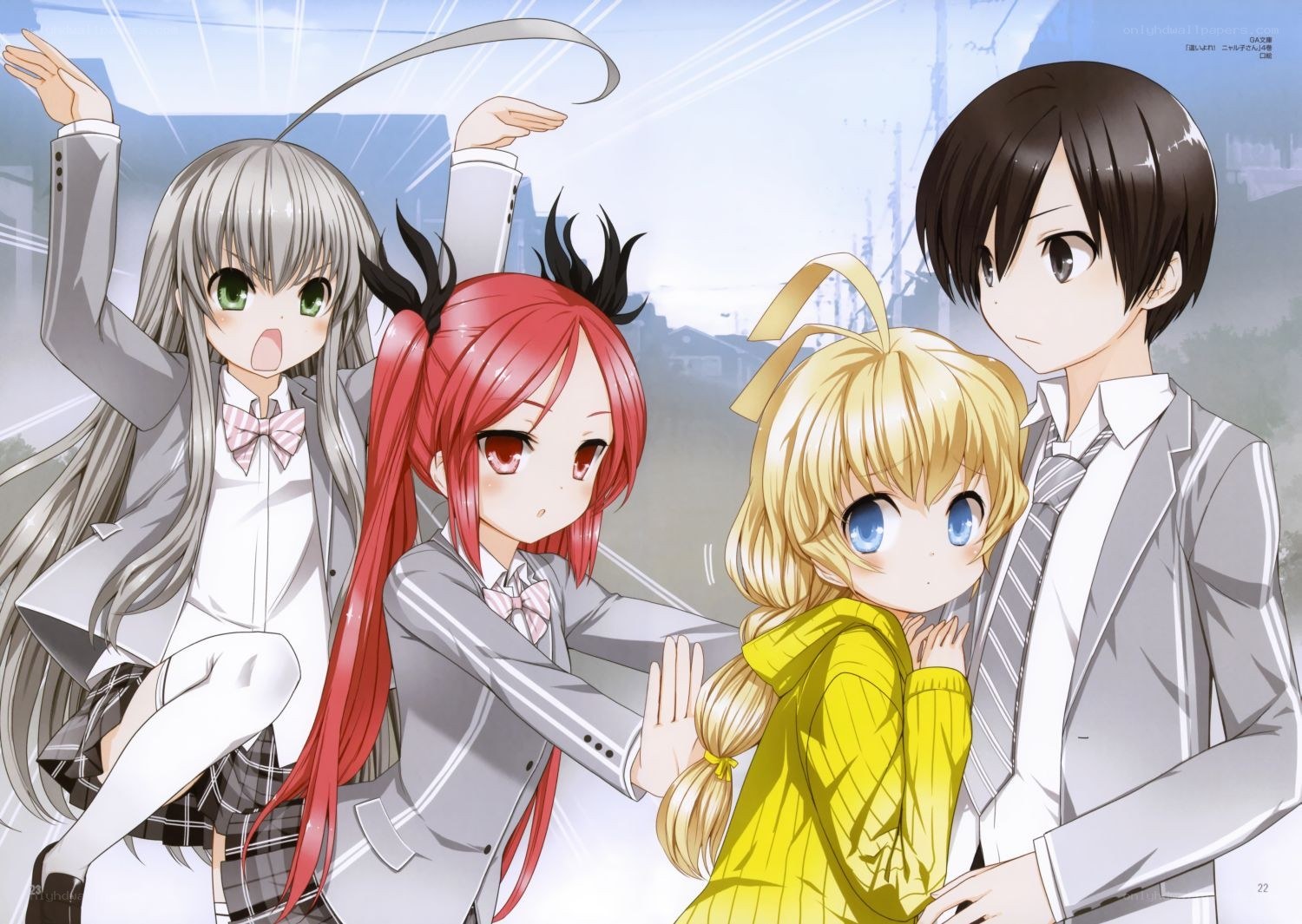 anime school friends group