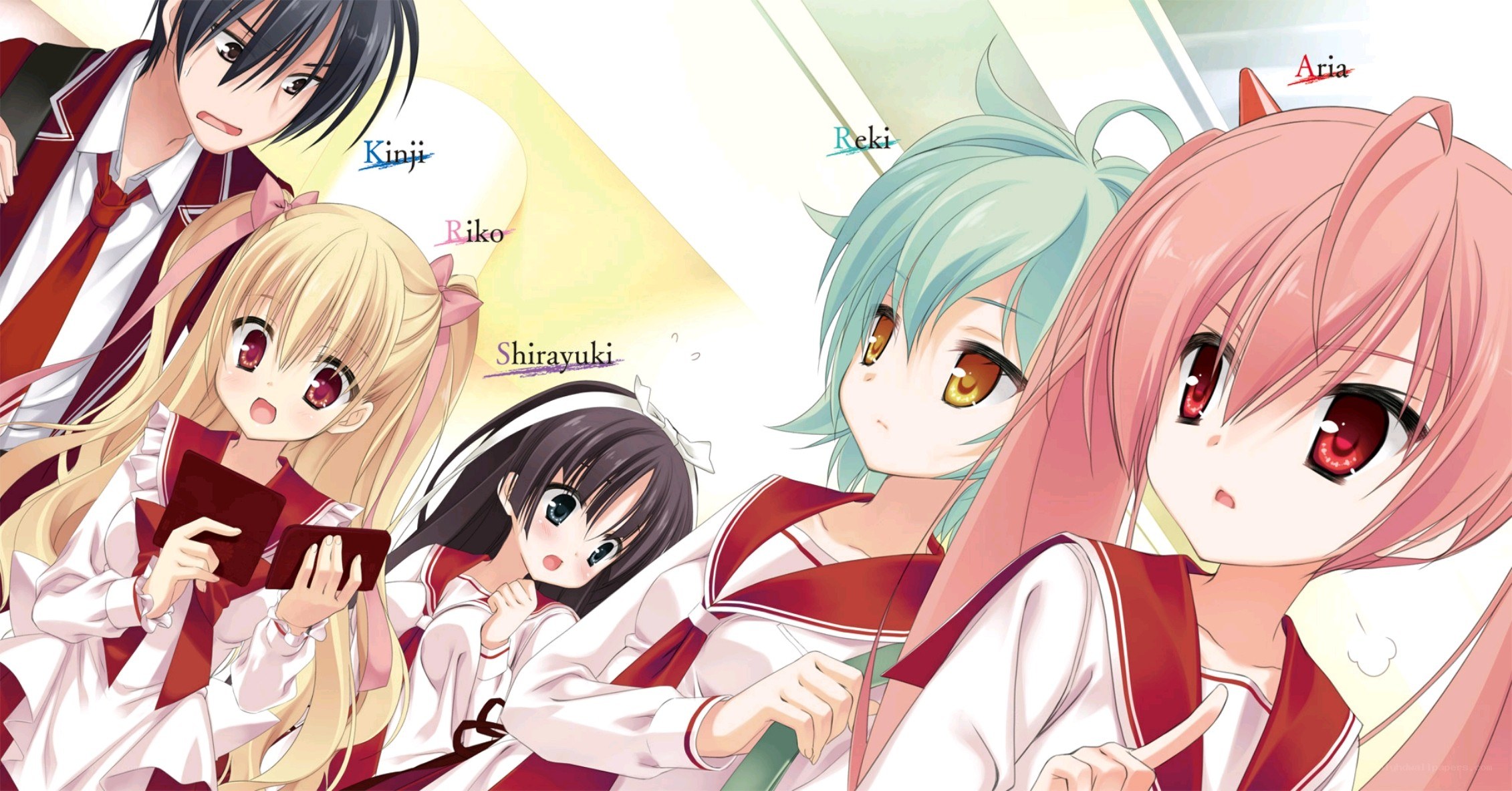 anime school friends group