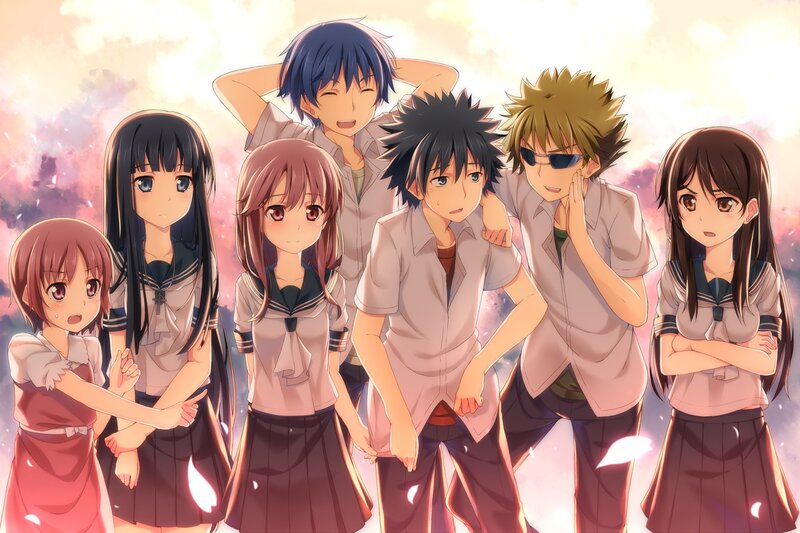 anime school friends group