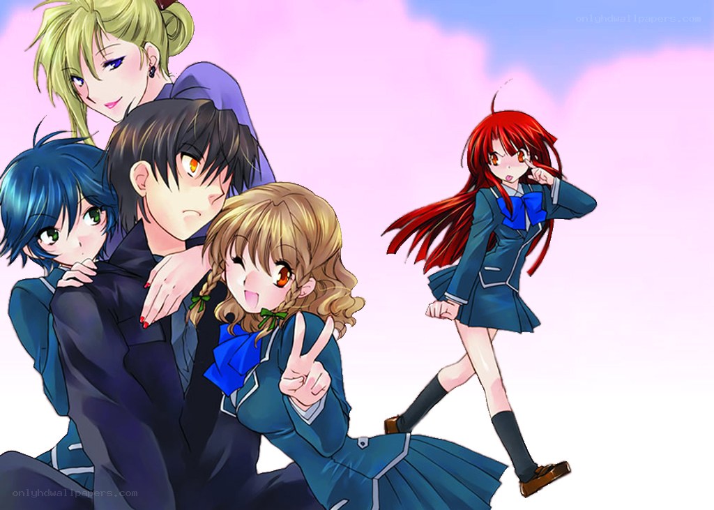 anime school friends group