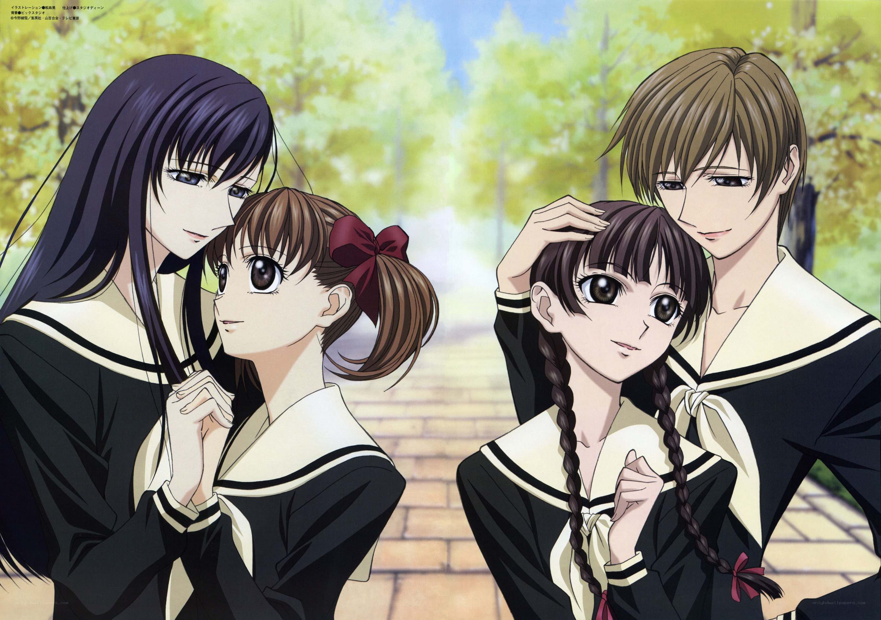 anime school friends group