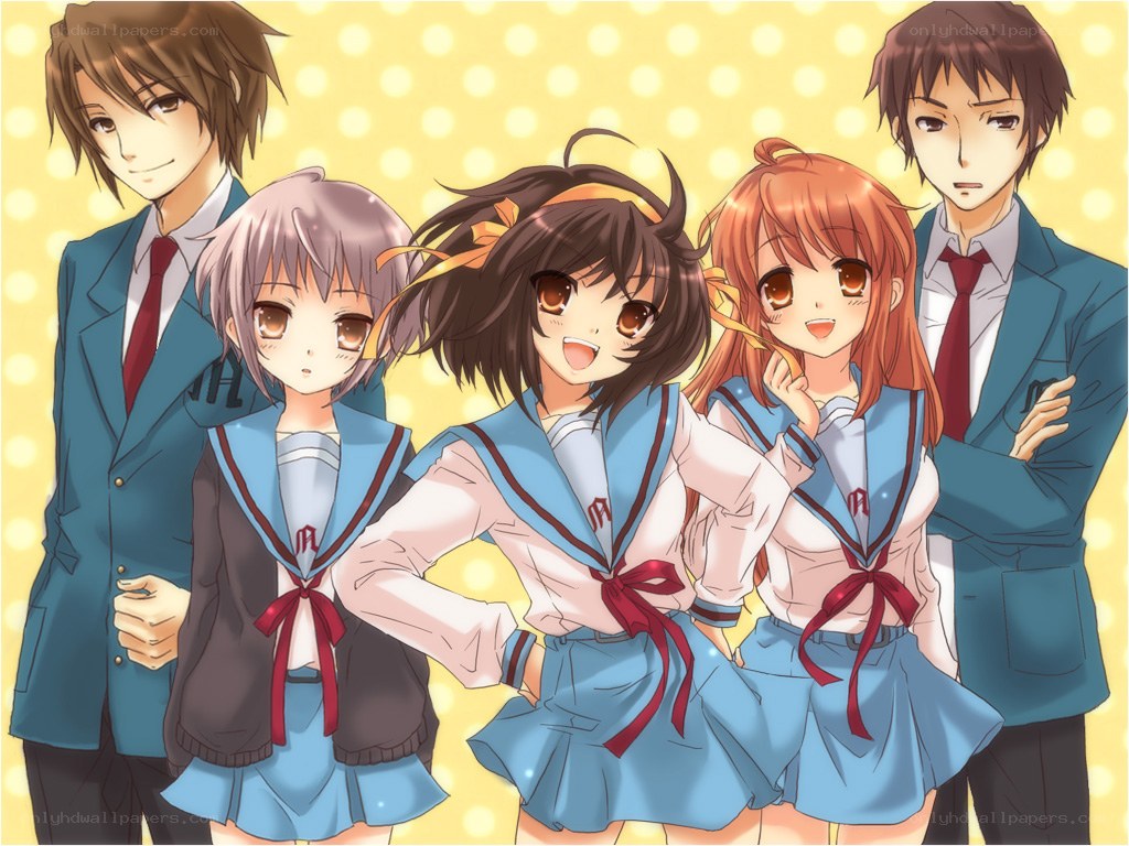 anime school friends group