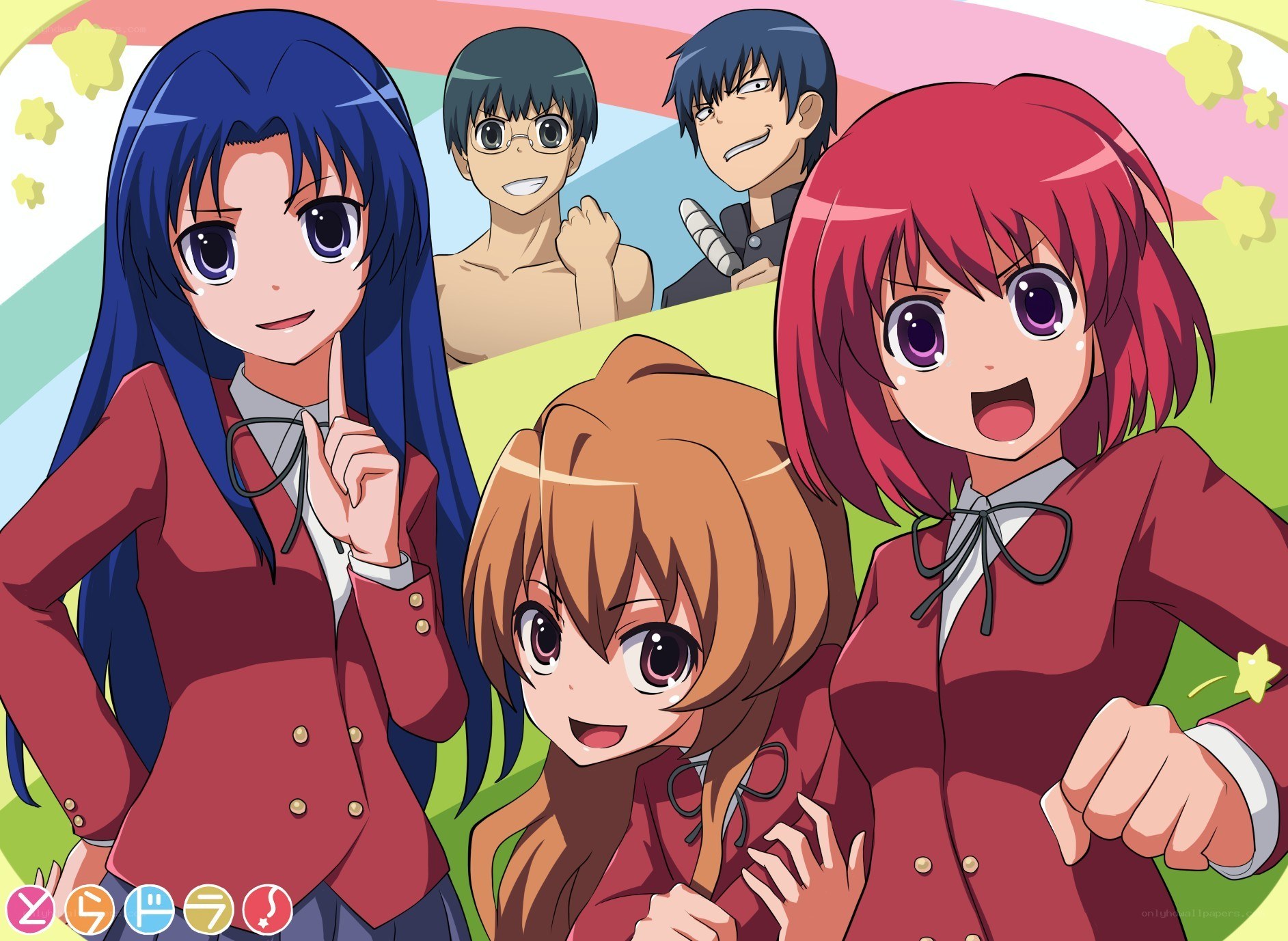 anime school friends group