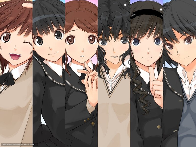 anime school girls collage