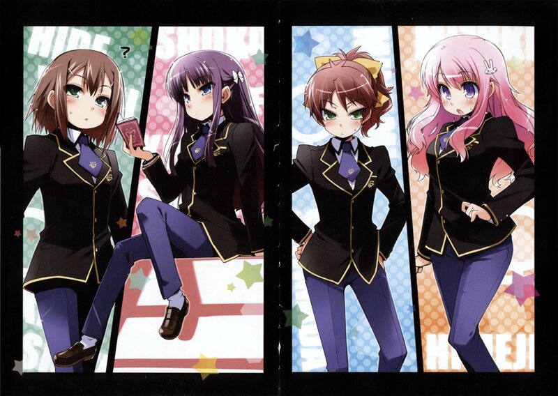 anime school uniform characters