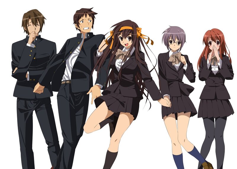 anime school uniform characters
