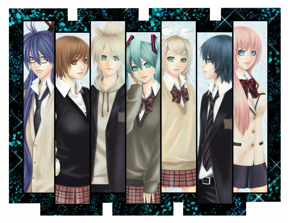 anime school uniform characters
