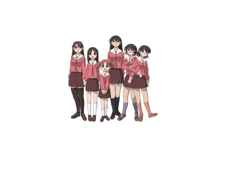 anime schoolgirls group