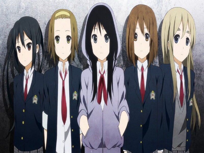 anime schoolgirls in uniform