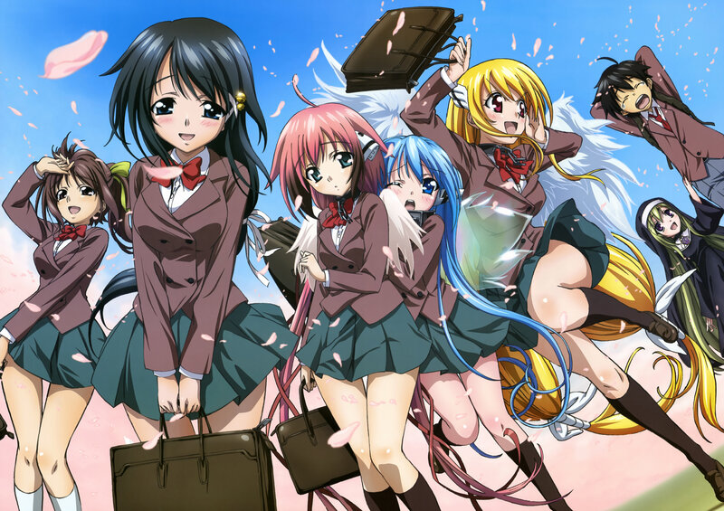 anime schoolgirls in uniform