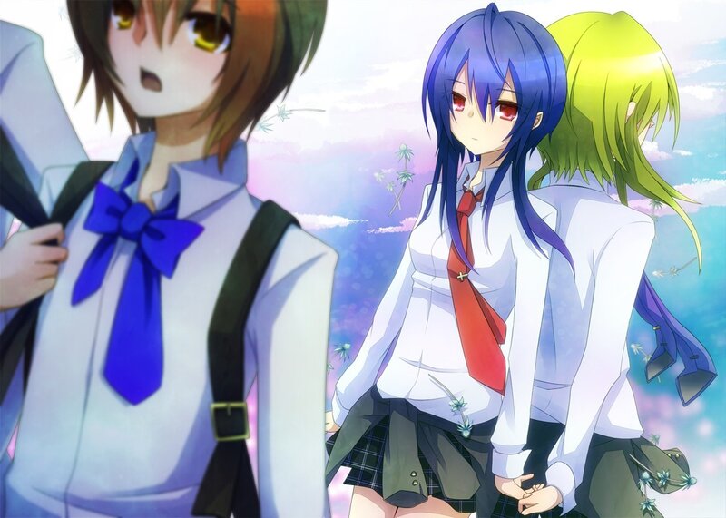 anime schoolgirls in uniform