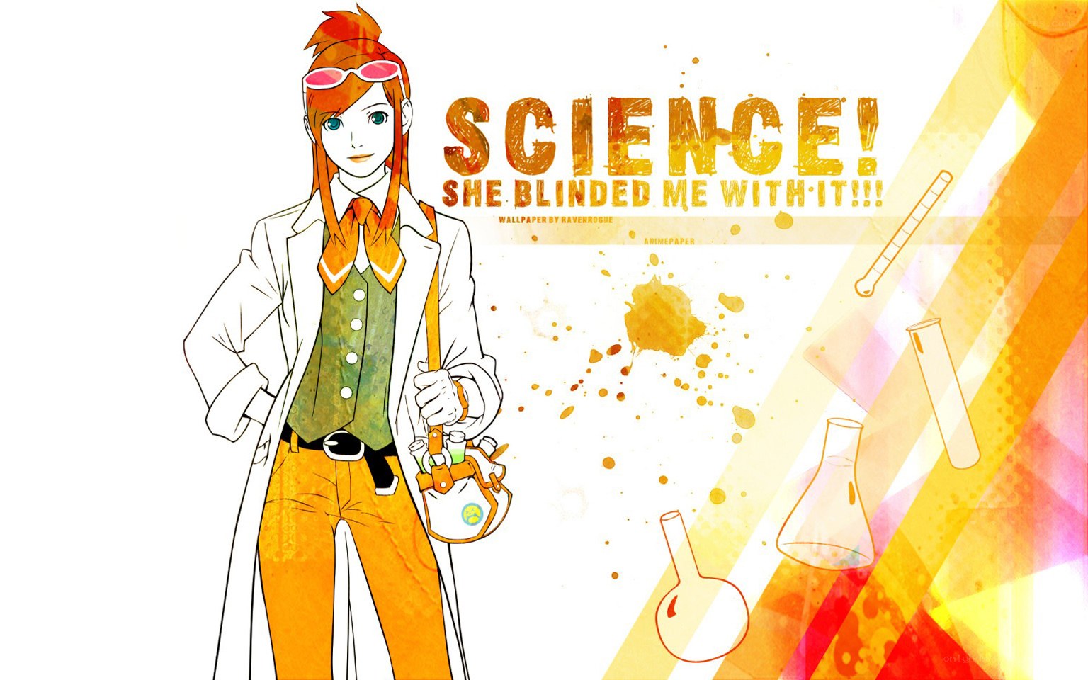 anime scientist character wallpaper