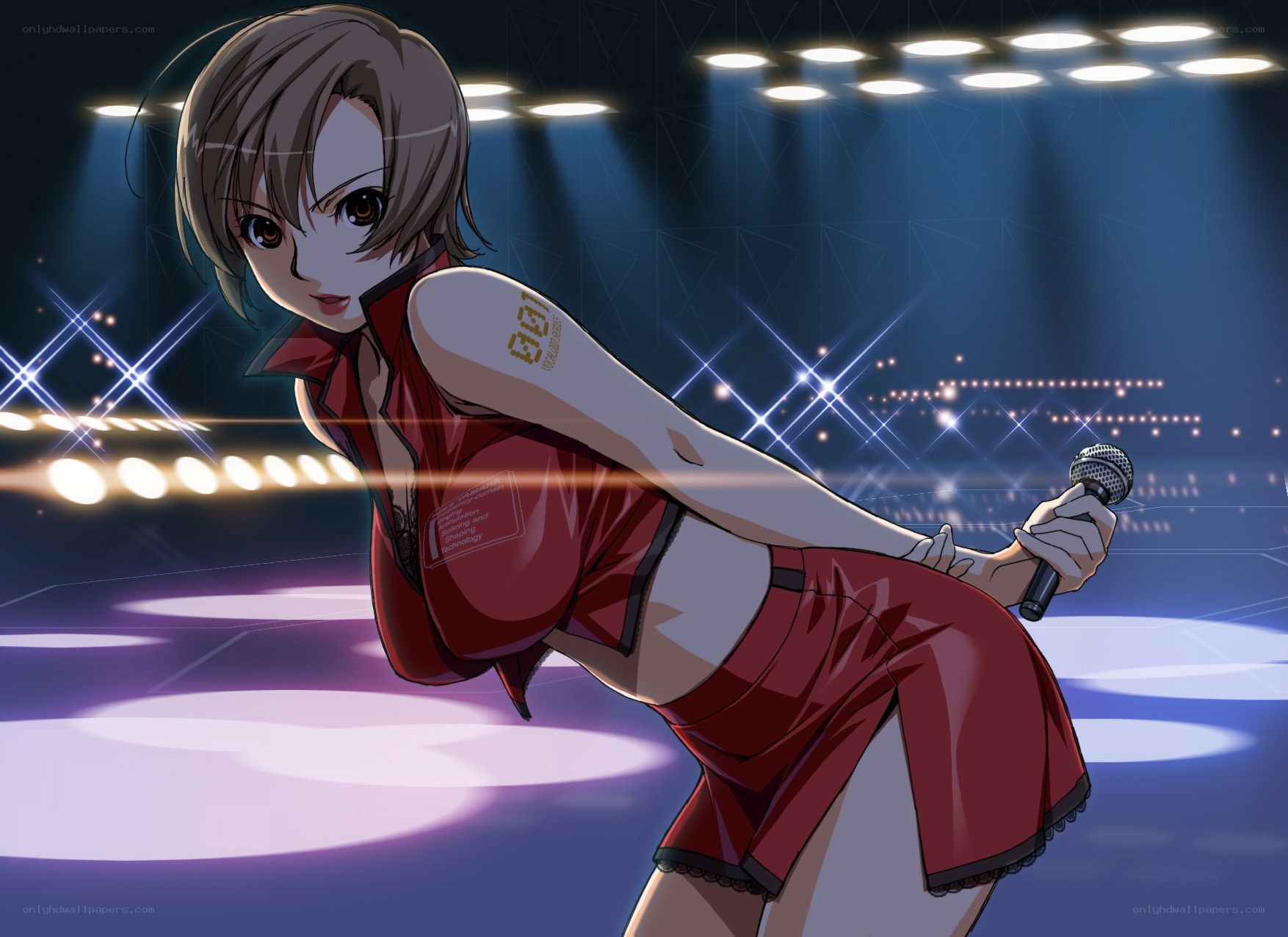 anime singer on stage