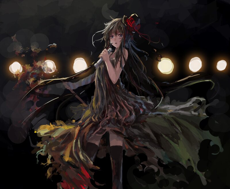 anime singer on stage