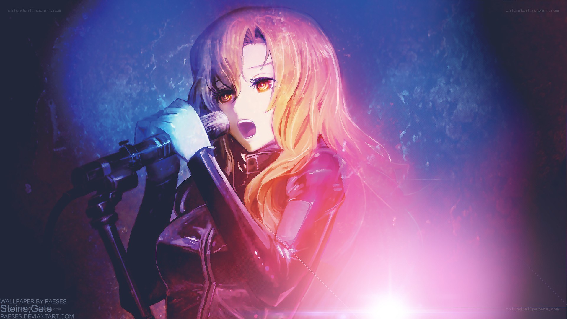 anime singer on stage