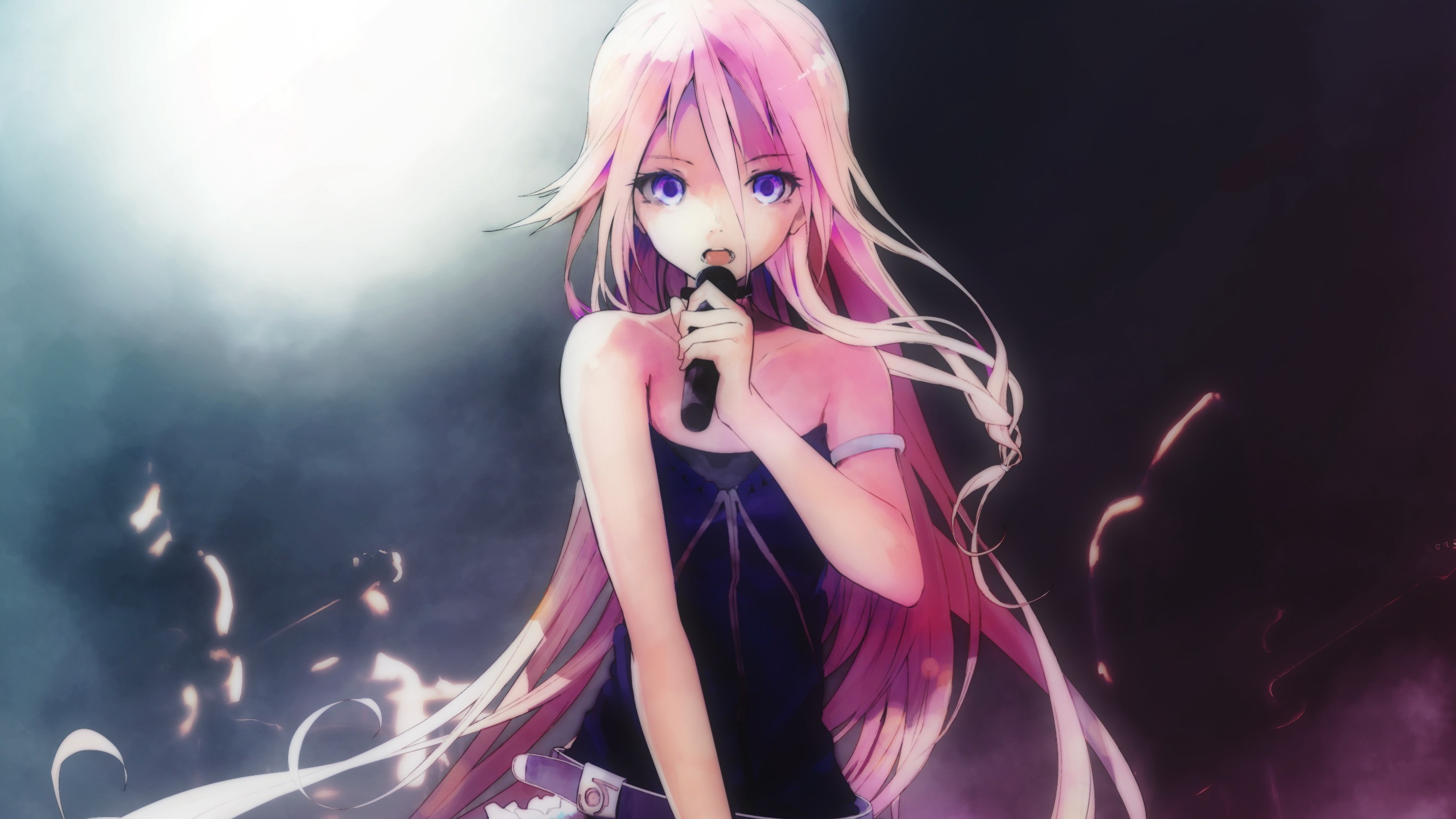 anime singer on stage